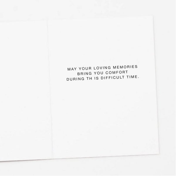 Waterlilies Sympathy Card
