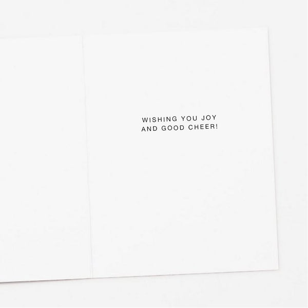 Holiday Hare Christmas Card