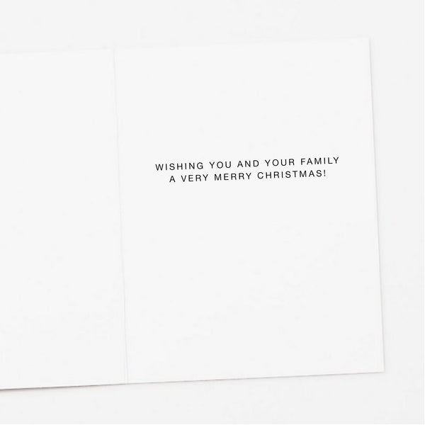 Holiday Penguin & Polar Bear Christmas Card