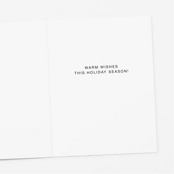 Holiday A-Frame Home, Christmas Card