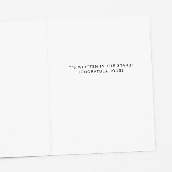 Written in the Stars Wedding + Engagement Card