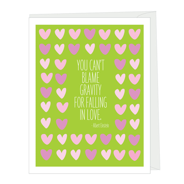 Albert Einstein Quote Anniversary Card