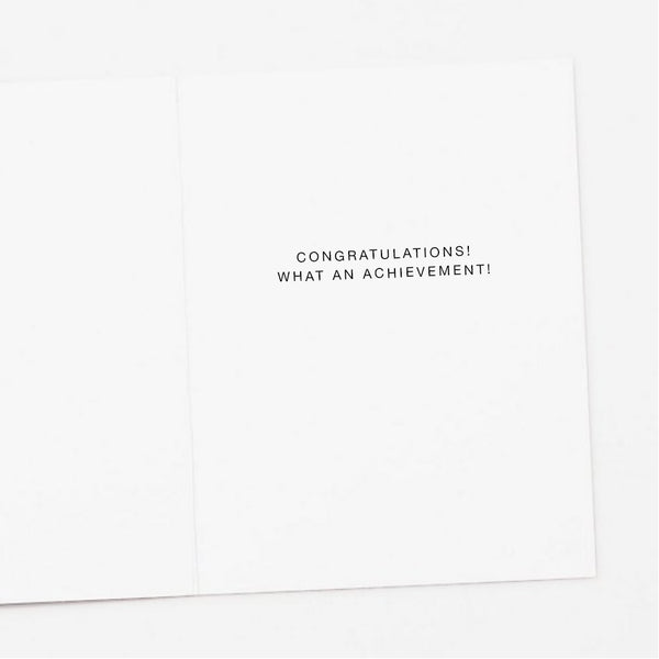 Trophy Congratulations Card
