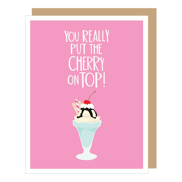 Cherry on Top Thank You Card