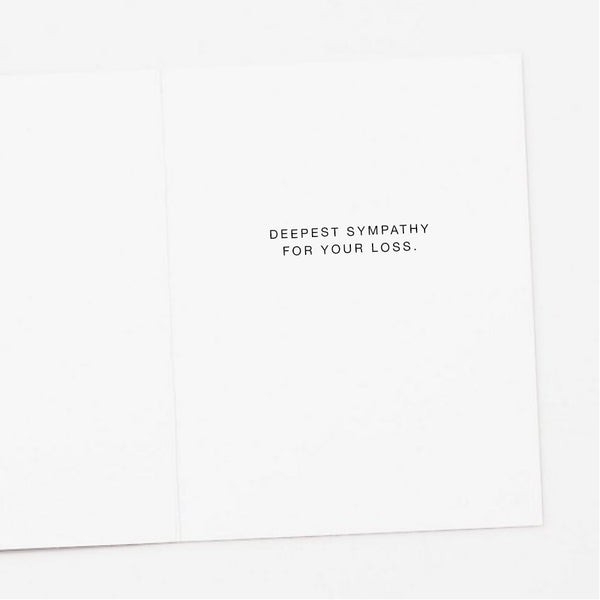 Helen Keller Quote Sympathy Card