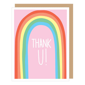 Thank U Rainbow Thank You Card