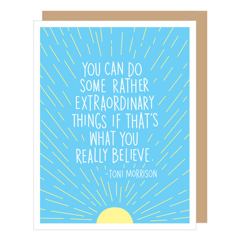 Toni Morrison Quote Inspiration Card