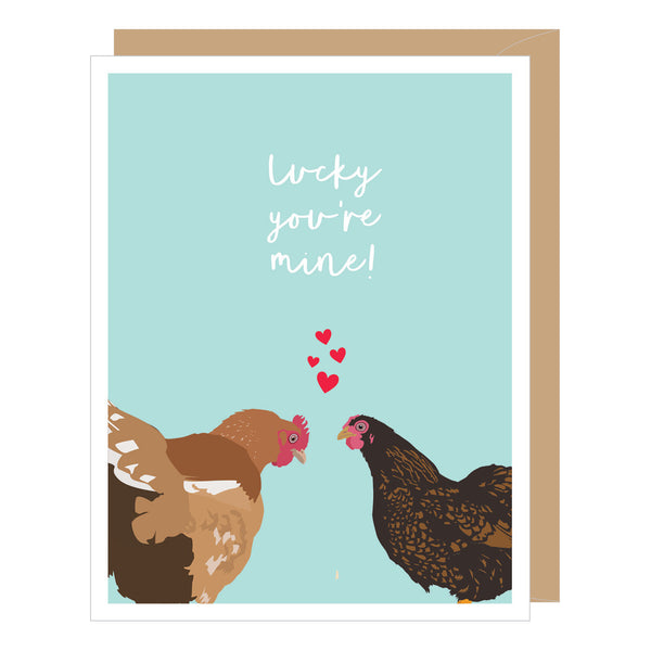 Chickens Anniversary Card