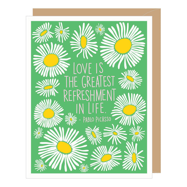 Pablo Picasso Quote Wedding + Engagement Card