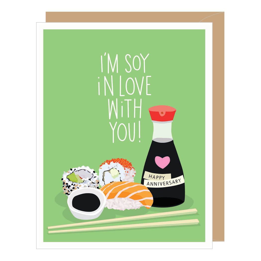 Soy in Love Anniversary Card