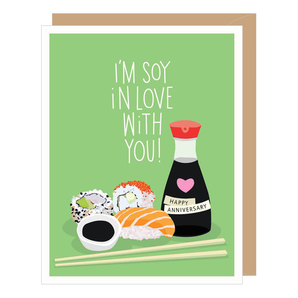 Soy in Love Anniversary Card