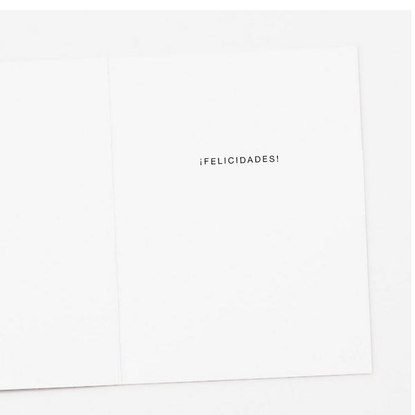 SPANISH LANGUAGE Bunny Welcome to the World New Baby Card