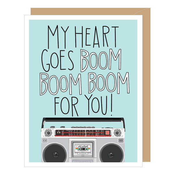 Boom Box, Anniversary Card