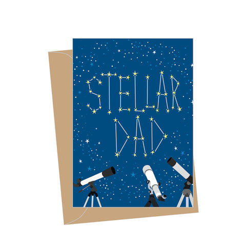 Mini Father's Day Stellar Dad, Folded Enclosure Card
