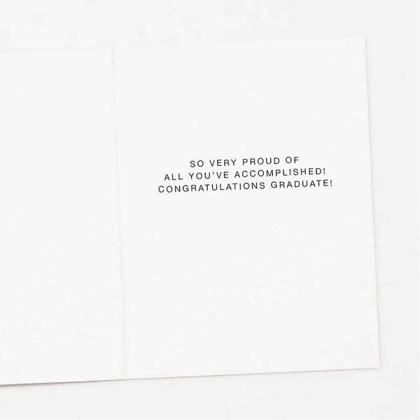 Thomas Edison Quote Owl Graduation Card