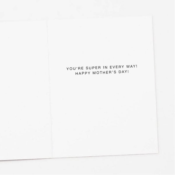 Super Mom Mother's Day Card