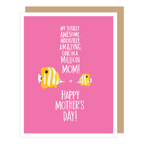 Amazing Mom Tropical Fish Mother's Day Card