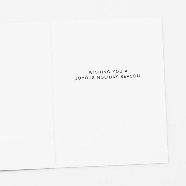 Polar Bear with Mistletoe Holiday Card