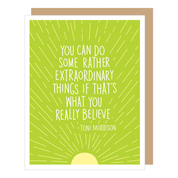 Toni Morrison Quote Graduation Card