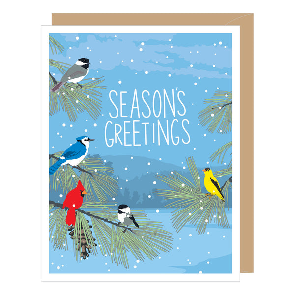 Winter Lake Holiday Card