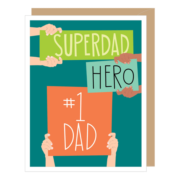 Three Dad Signs Father's Day Card