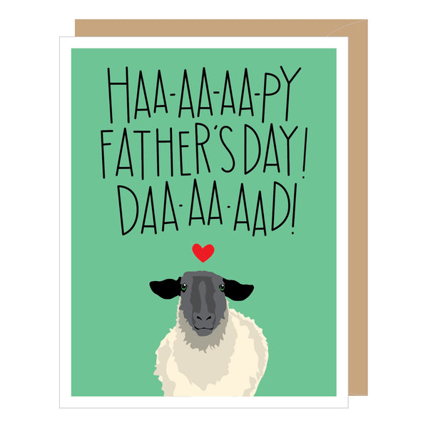 Sheep Daa-aa-aad Father's Day Card