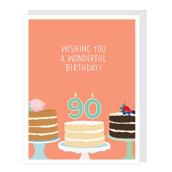 90th Birthday Card