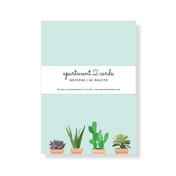 Succulent Notepad
