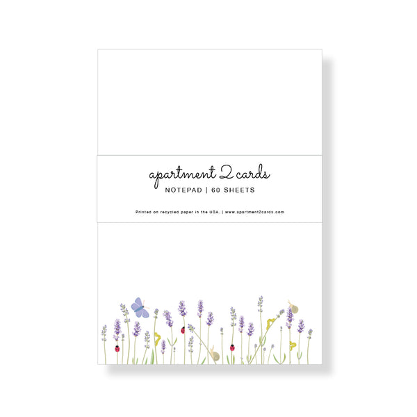 Lavender Notepad