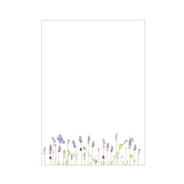 Lavender Notepad