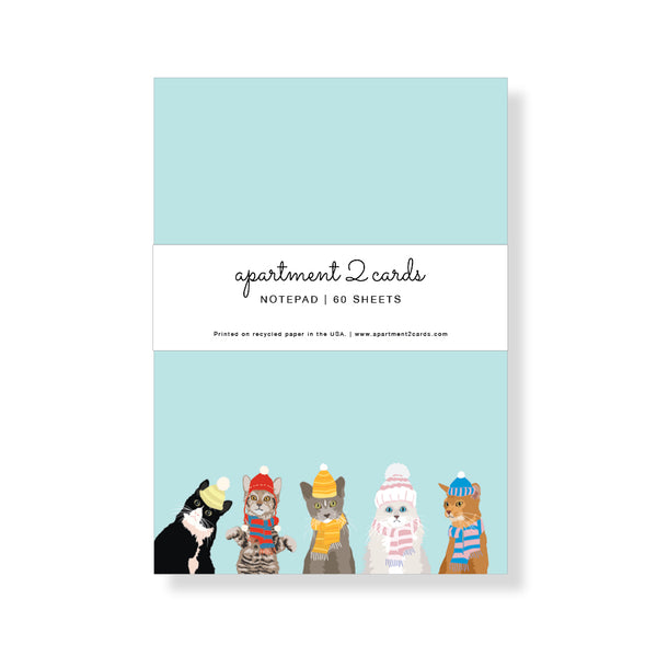 Winter Cats Notepad