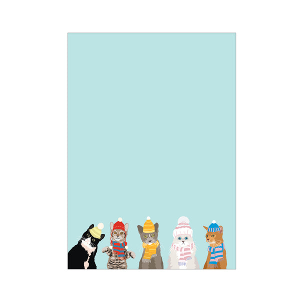 Winter Cats Notepad
