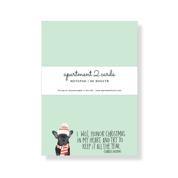 Charles Dickens Christmas Quote Notepad