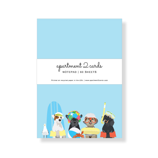 Summer Dogs Notepad