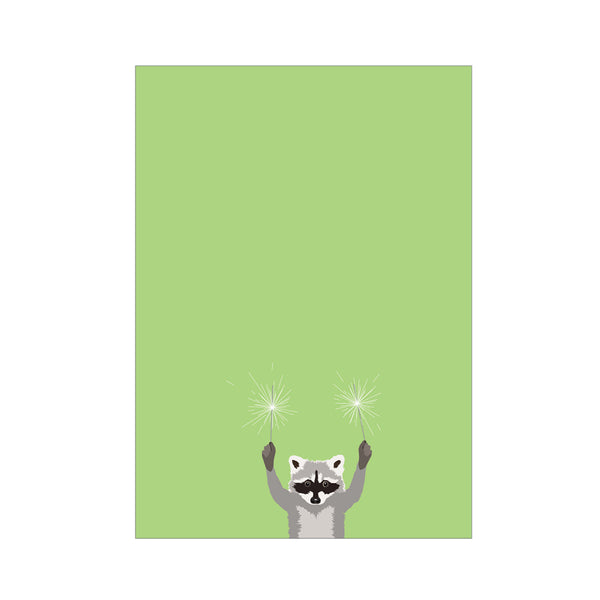 Raccoon with Sparklers Notepad
