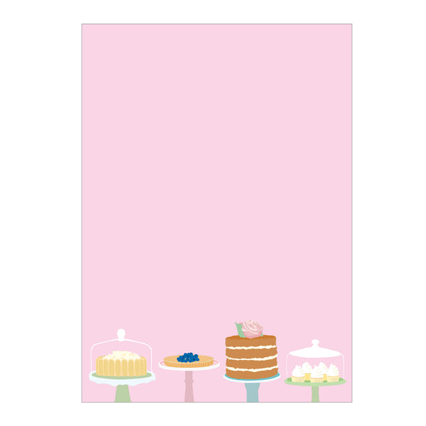 Bakery Cakes (5x7) Notepad - NP206