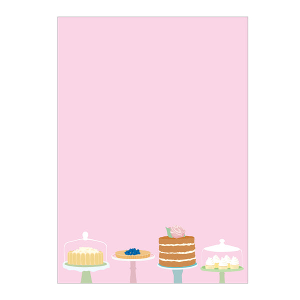 Bakery Cakes (5x7) Notepad