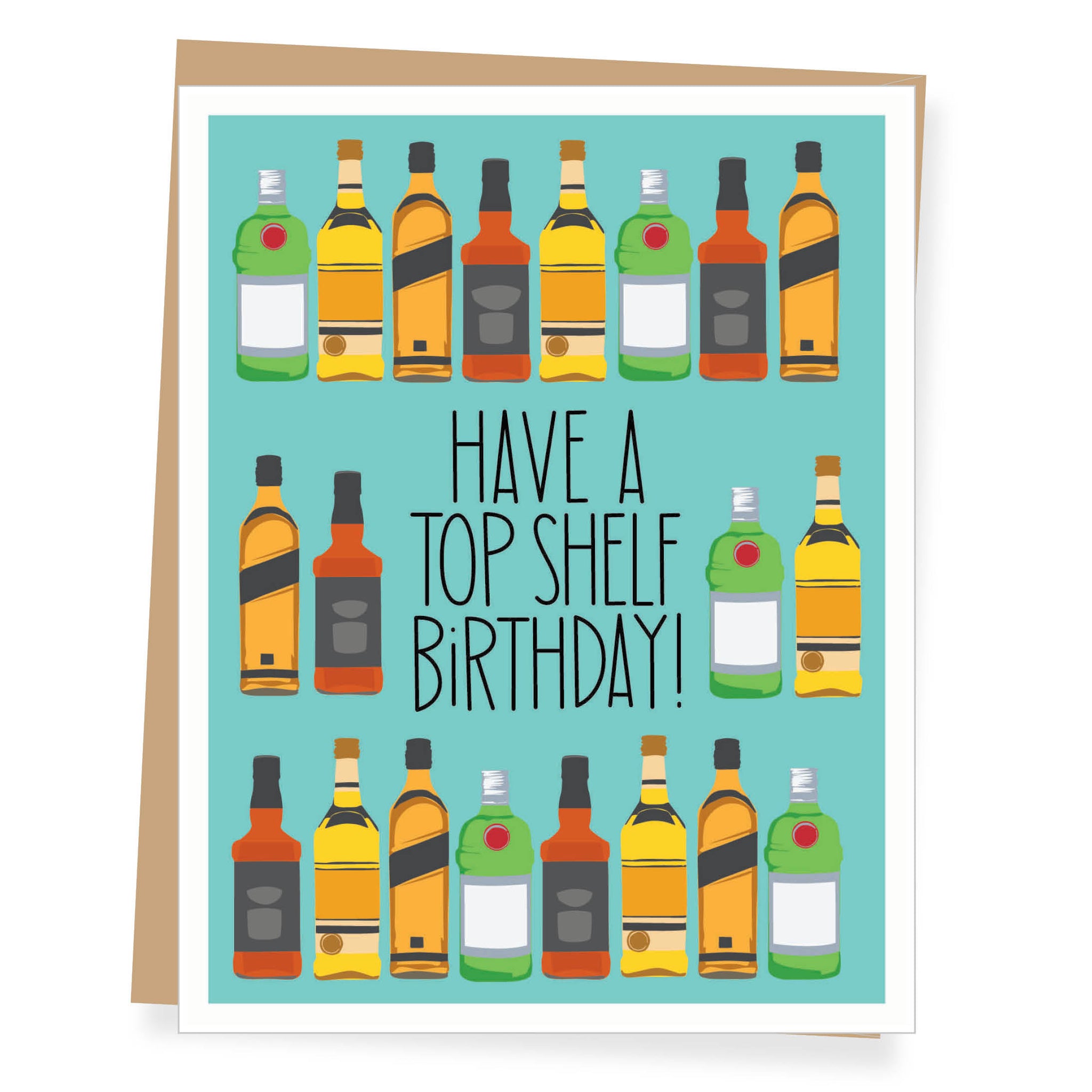 Top Shelf Birthday Card