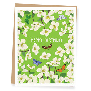 Dogwood Birthday Card