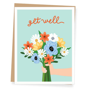 Bunch of Flowers, Get Well Card