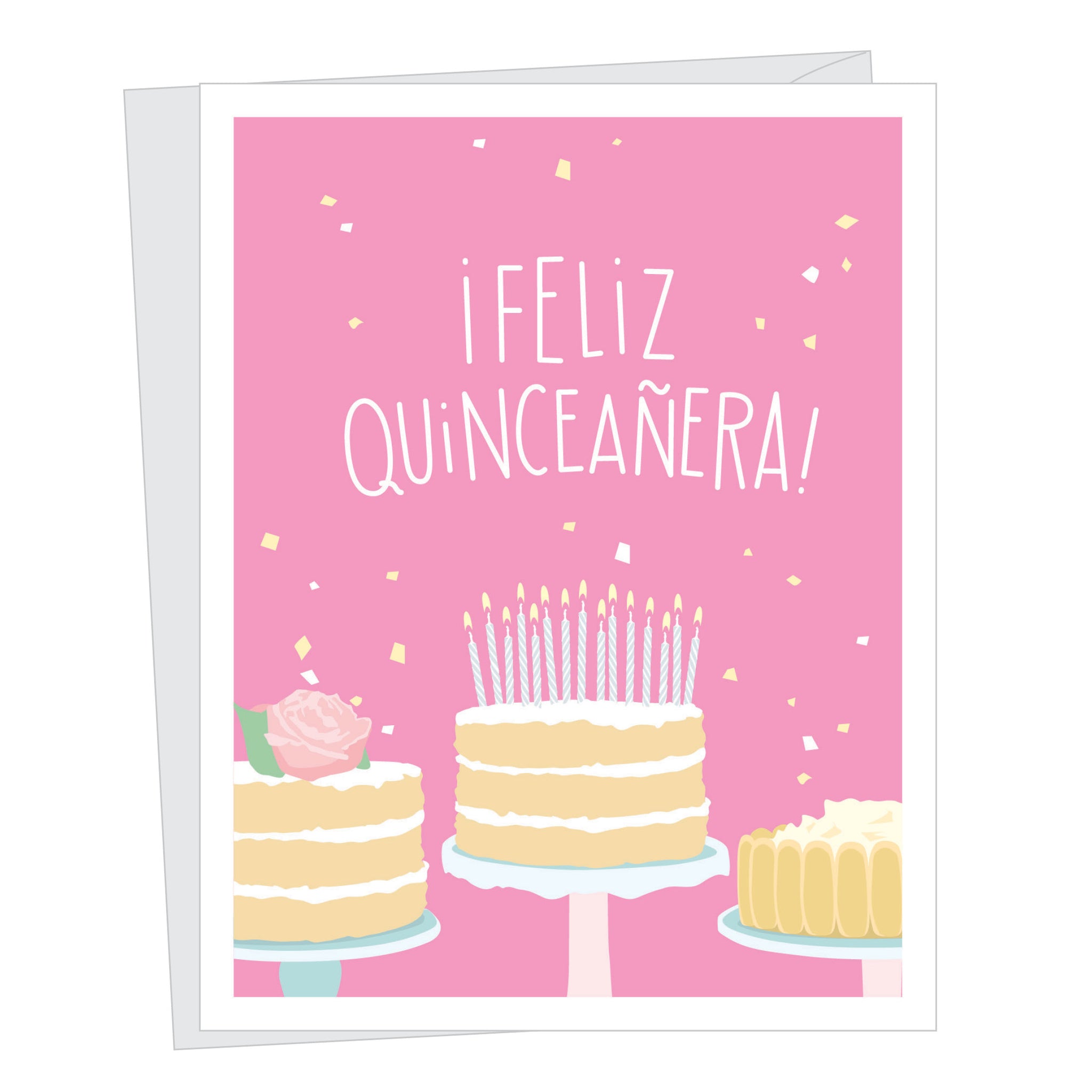 Feliz Quinceanera, 15th Birthday Card