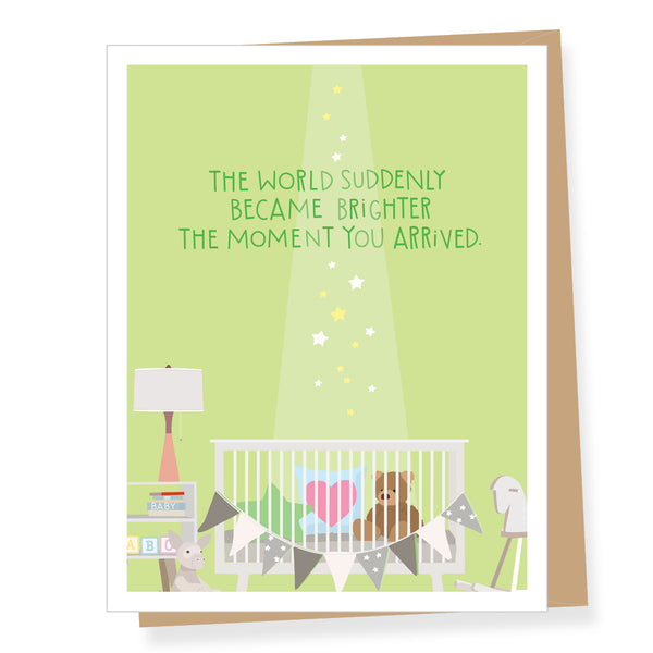 Brighter World New Baby Card