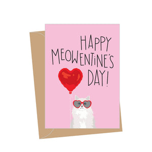 Mini Valentine Meowentine's Day, Folded Enclosure Card