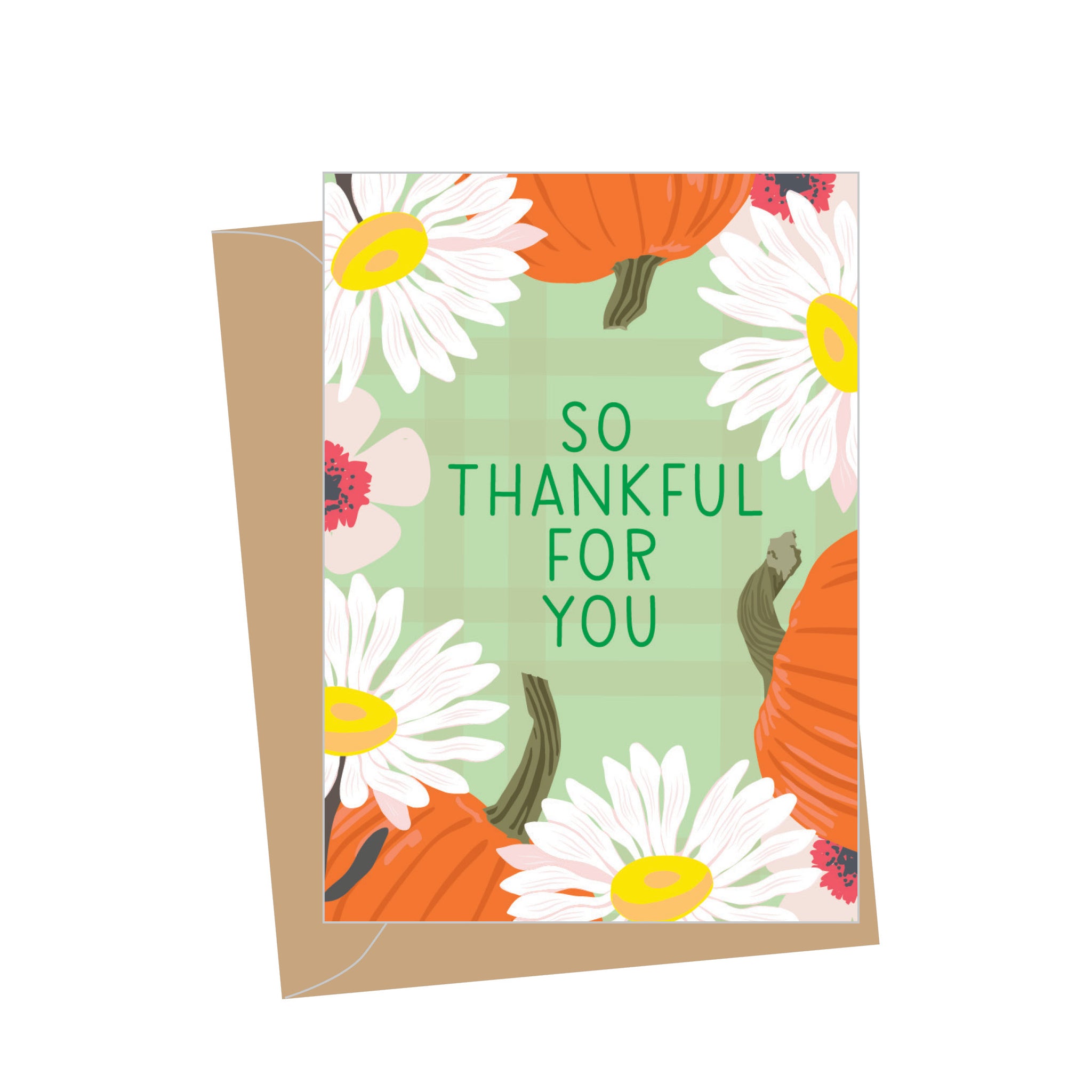 Mini So Thankful Mums, Folded Enclosure Card