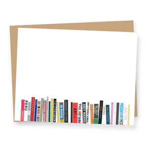 Bookshelf Blank - Boxed Flat Correspondence Cards