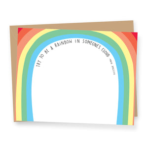 Maya Angelou Rainbow Quote - Boxed Flat Correspondence Cards