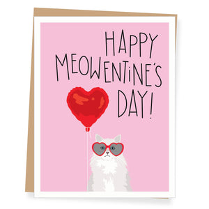 Meowentine's Day Valentine Card