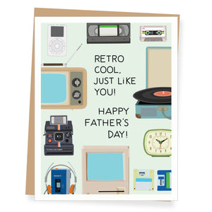 Retro Cool Father's Day Card
