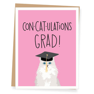 Con-CAT-ulations Graduation Card