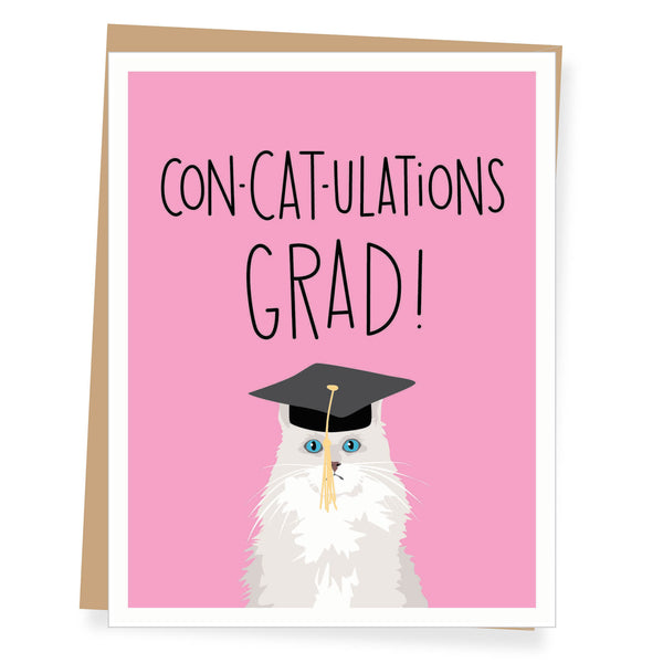 Con-CAT-ulations Graduation Card